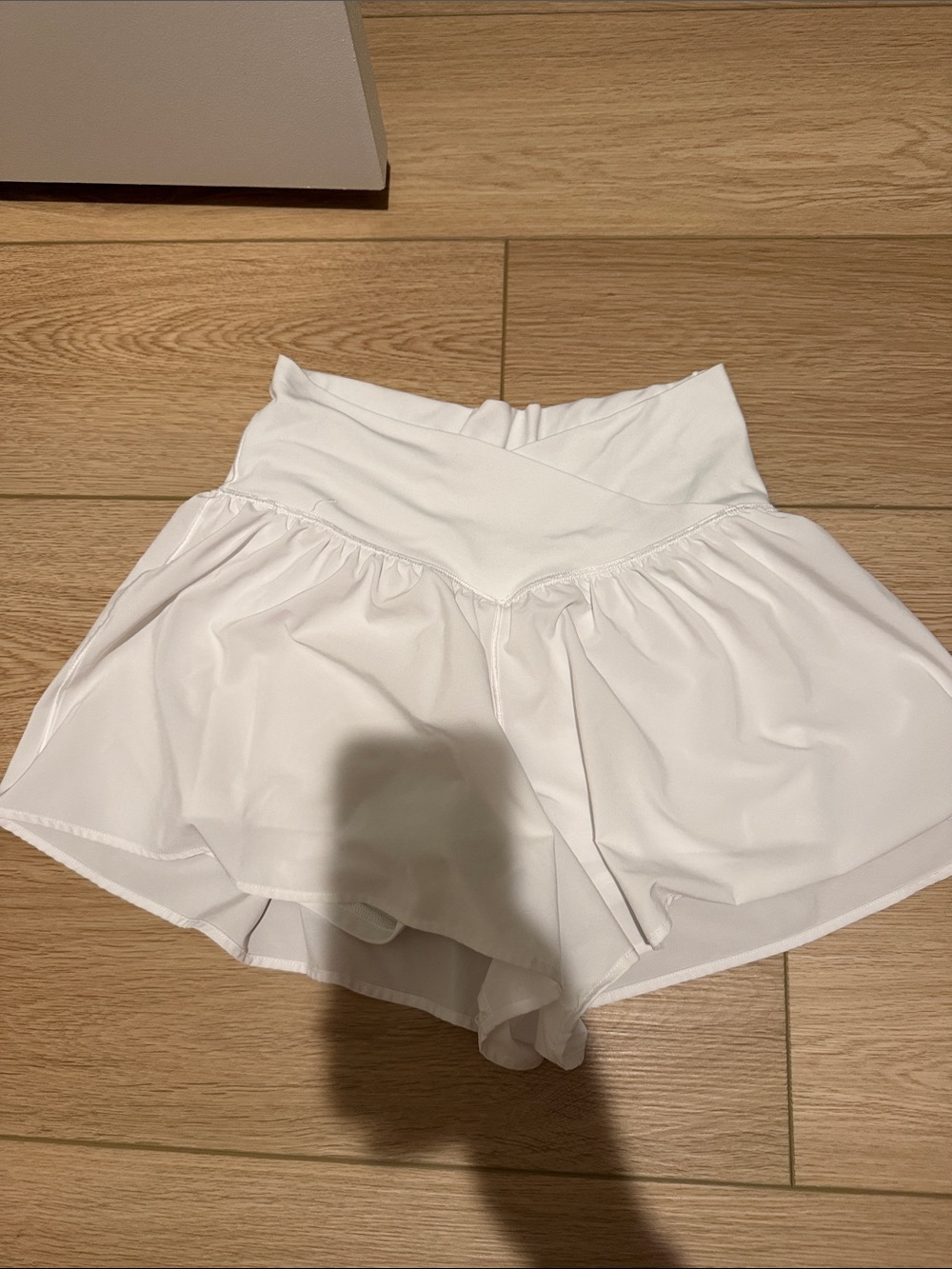 Aerie Cross over Flare Shorts